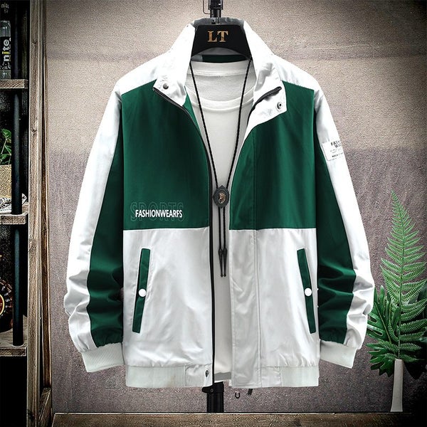 New Collegiate Style Workwear Hundred Bomber Jacket Casual Outdoor Carousel 2