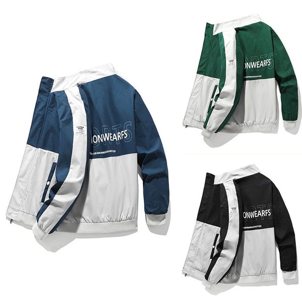 New Collegiate Style Workwear Hundred Bomber Jacket Casual Outdoor Carousel 7