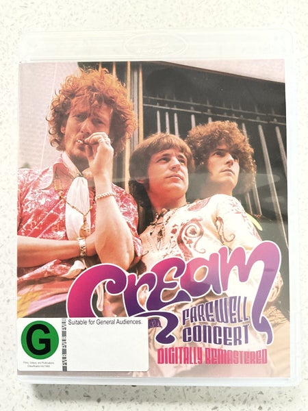 CREAM FAREWELL CONCERT (Blu-ray) EXCELLENT CONDITION BLURAY/ DVD SET Carousel 1