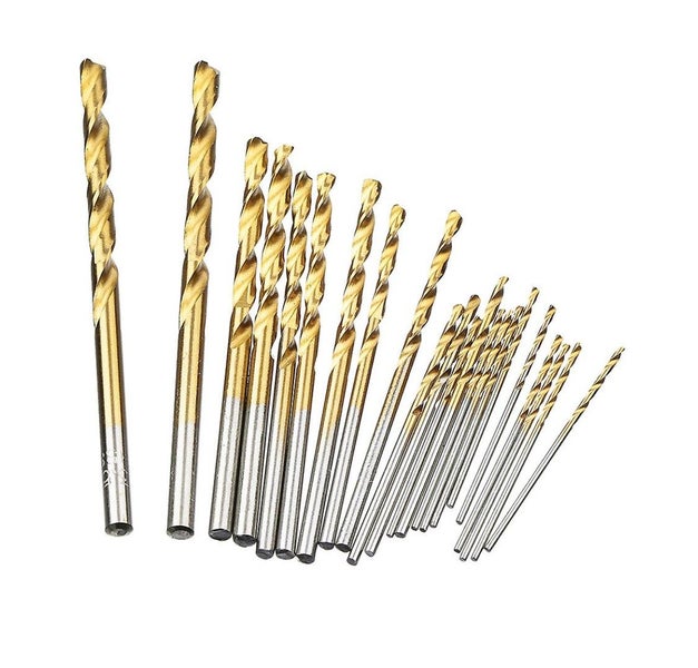 60Pcs Drill Bit Sets High Steel HSS Titanium Coated Woodworking Drill Bit Sets Carousel 2
