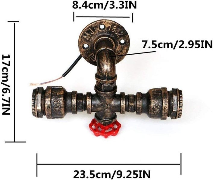 Retro Wall lamp Retro Industrial Steampunk Wall Sconce Carousel 8