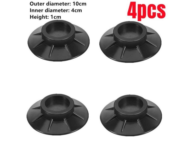 4Pcs Anti Vibration Pads Washing Machine Rubber Feet Legs Mat Anti-vibration Carousel 1