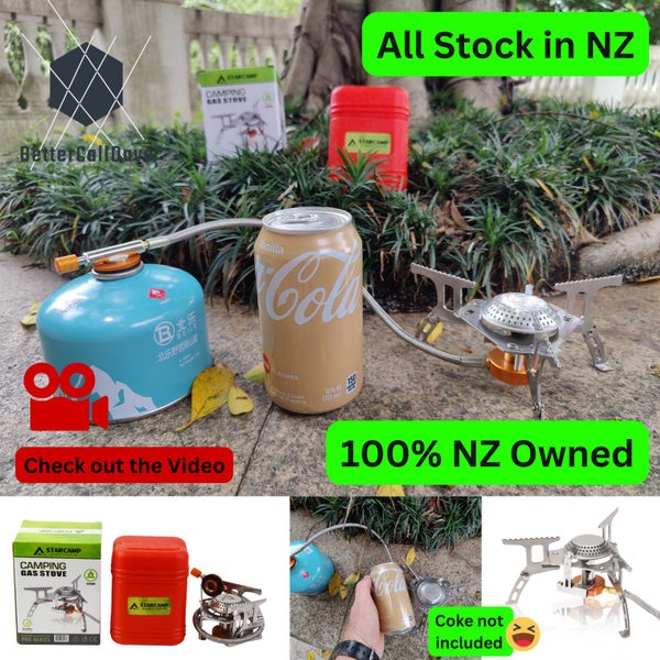 Hiking Cooker - Medium - Camping Cooker with hose Carousel 1