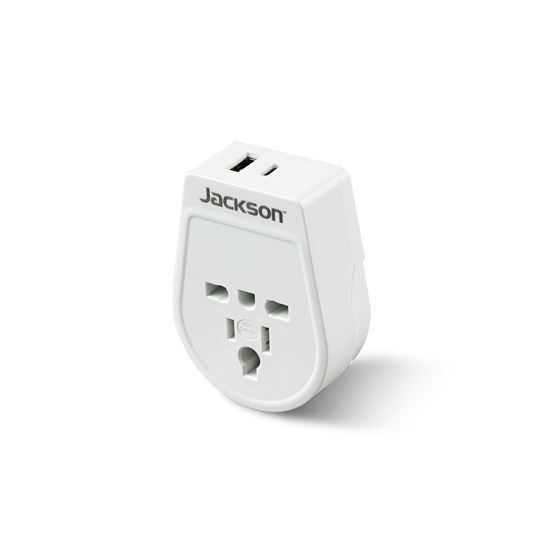 Travel Adaptor USB USB-C (2.1A) Charging Ports USA, Japan, UK, & Hong Kong Carousel 2