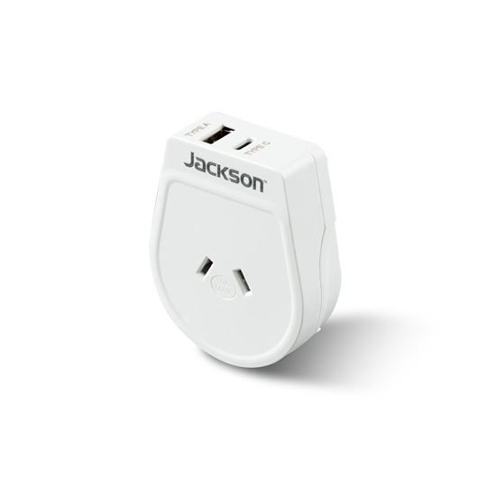 Travel Adaptor USB USB-C Charging Ports NZ/AUS Plugs USA Japan South America Carousel 2