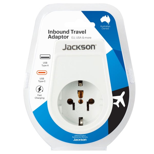 Travel Adaptor USB USB-C USA Japan Europe Bali Carousel 1