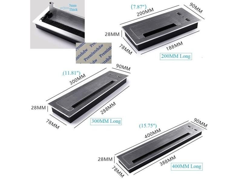 Computer Desk Cable Hole Cover Wire Grommets Carousel 2