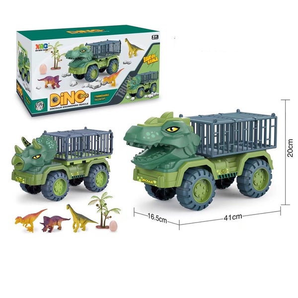 Tyrannosaurus Transport Cars Playset Carousel 2