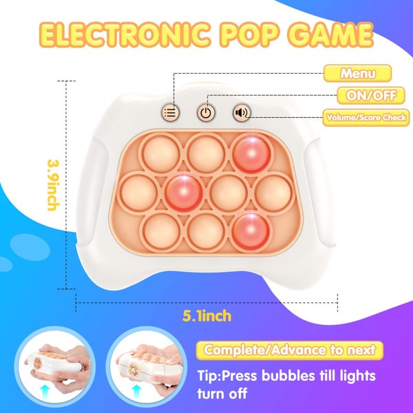 Electronic Handheld Puzzle Pop Light Up Game Carousel 2