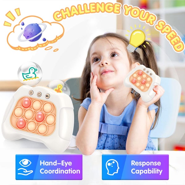 Electronic Handheld Puzzle Pop Light Up Game Carousel 1