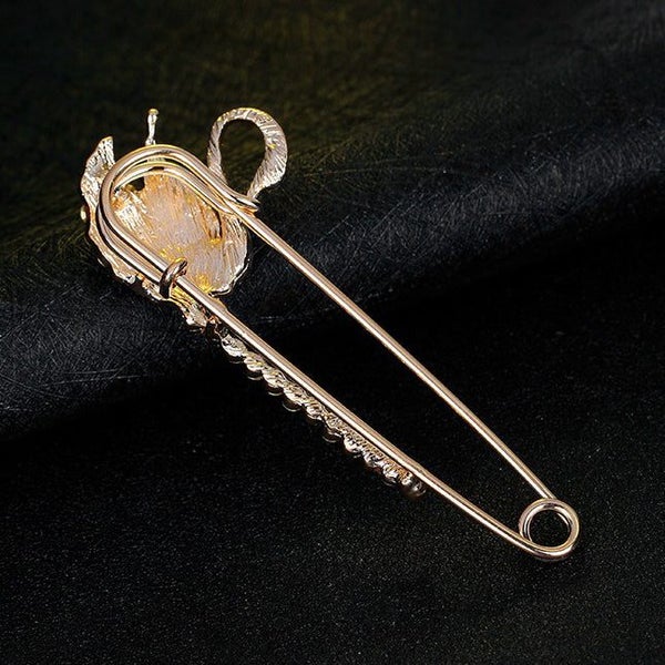 Scarf Pins - Swan Designs - An assortment of lovely safety pin style brooches! Carousel 5