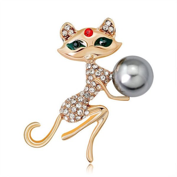 Purrfect Ten Brooch - A Cute Gift For The Cat Lover In Your Life! Carousel 3