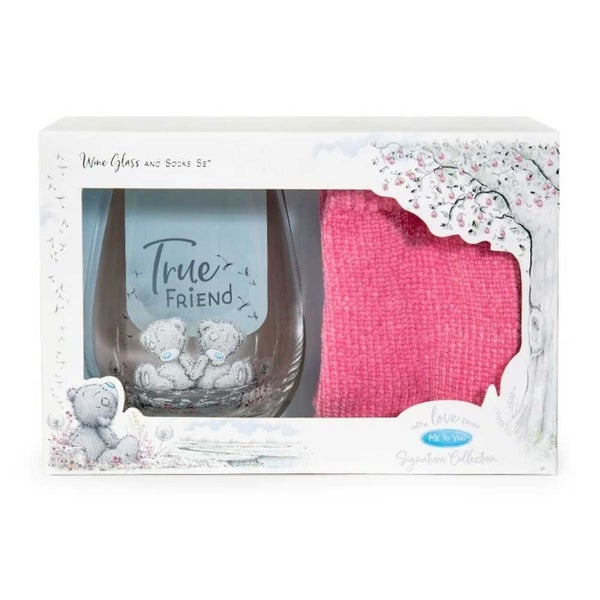 Me to You - Signature: True Friend Wine Glass & Socks Set - Gifting Gift Set Carousel 5