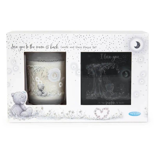 Me to You - Moon & Back Candle & Glass Plaque Set - Signature Gifting Gift Set Carousel 4