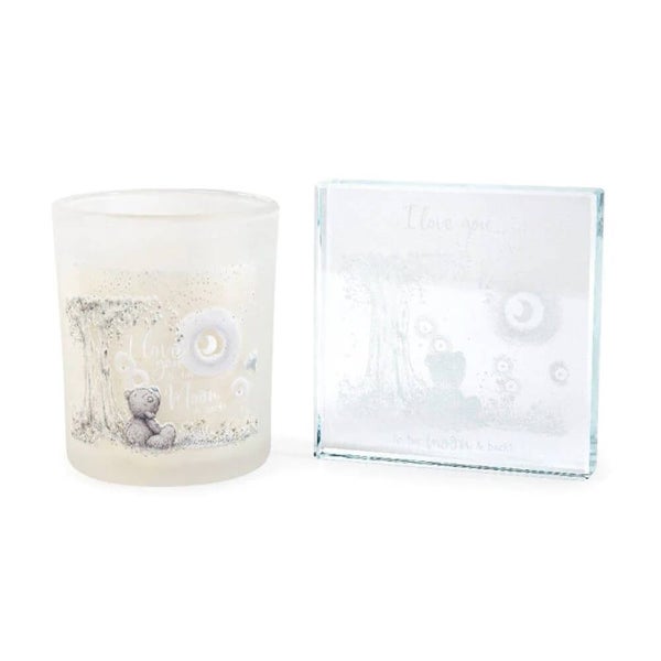 Me to You - Moon & Back Candle & Glass Plaque Set - Signature Gifting Gift Set Carousel 1