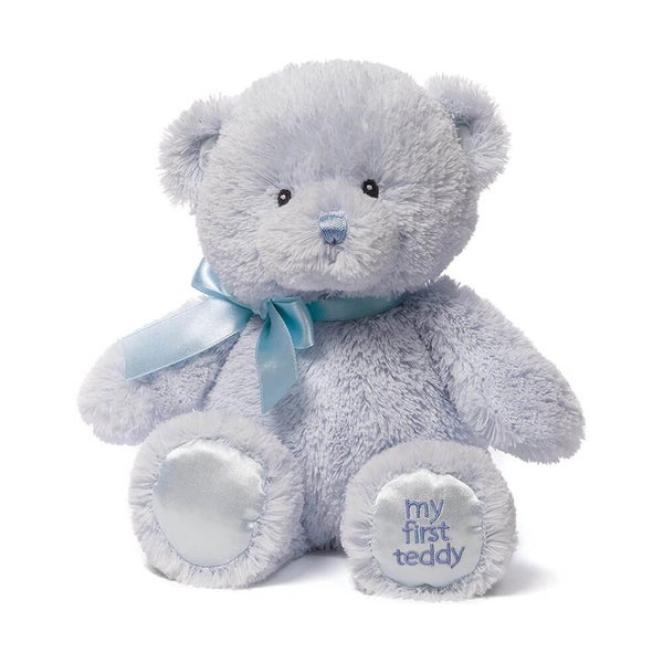 GUND - My First Teddy Bear Blue 25cm - Nursery Soft Toy Teddy Bears Carousel 1