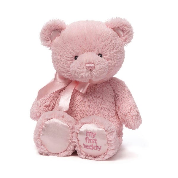 GUND - My First Teddy Bear Pink 25cm - Nursery Soft Toy Teddy Bears Carousel 1