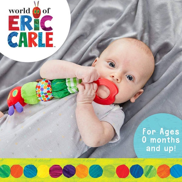 Eric Carle - The Very Hungry Caterpillar Rattle Teether, Birth+ Carousel 7