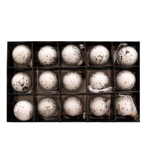 Disney Gifts - Collectible Ceramic Mini Baubles - Set of 15 - Stoneware Carousel 2