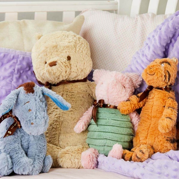 Winnie the Pooh - Classic Pooh Tigger Plush 23cm - Nursery, Soft Toy, Disneyana Carousel 1