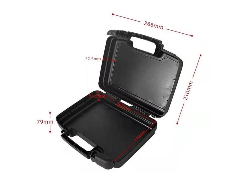 Tool Case PP Plastic Box Portable Security Protective Instrument Box With Carousel 1