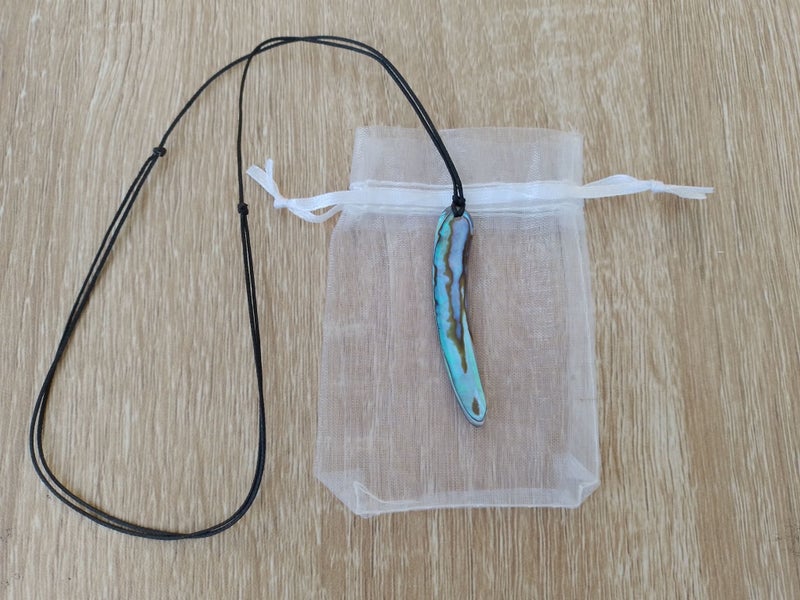 Handcrafted Paua Necklace • NZ Made Shell Jewellery • FREE Gift Bag Carousel 1