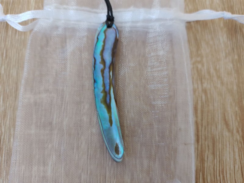 Handcrafted Paua Necklace • NZ Made Shell Jewellery • FREE Gift Bag Carousel 2