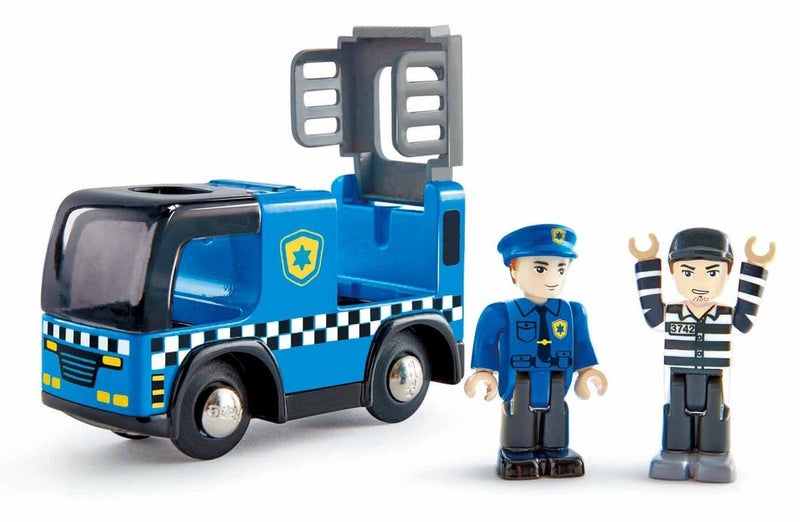 Hape: Police Car with Siren - Vehicle Playset Carousel 1