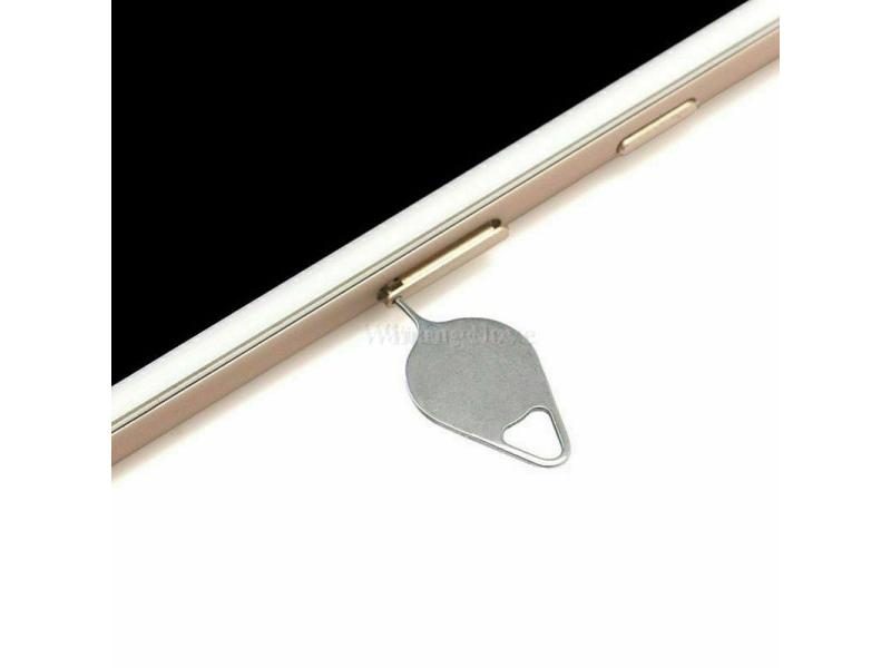 1000pcs Stainless Steel Sim Card Tray Removal Tool For IPhone IPad Samsung Carousel 2