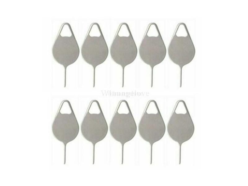 1000pcs Stainless Steel Sim Card Tray Removal Tool For IPhone IPad Samsung Carousel 1