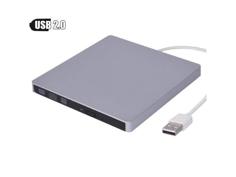 Slim External USB 2.0 DVD RW CD Writer Drive Burner Reader Player For Laptop PC Carousel 1