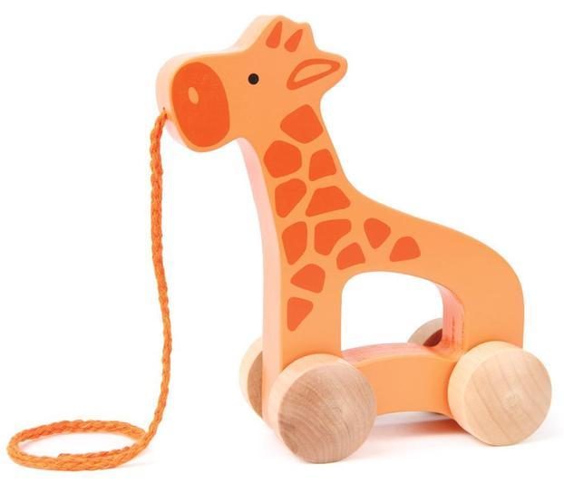 Hape: Giraffe Pull-Along Carousel 1