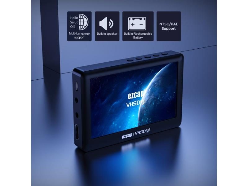 Ezcap180 Vhs Player Recorder Video Capture Box Audio Analog To Digital Carousel 1