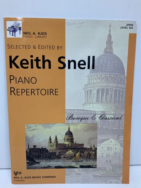 Keith Snell - Piano Repertoire Baroque & Classical - Level Six Carousel 1