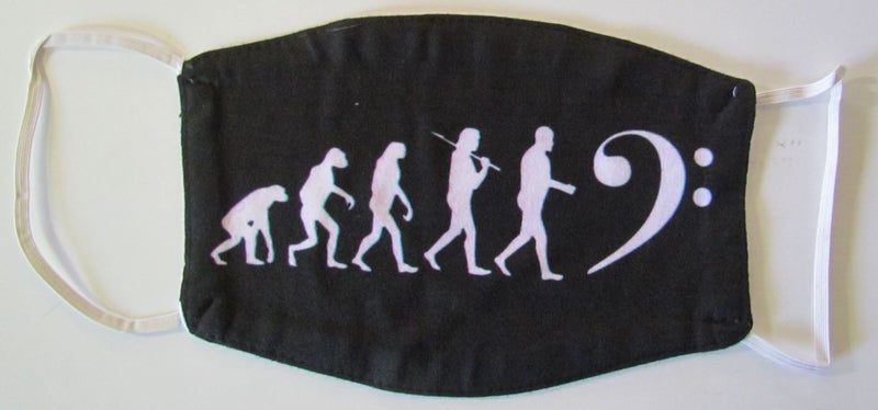 Bass Player, Bass Clef Facemask Carousel 1