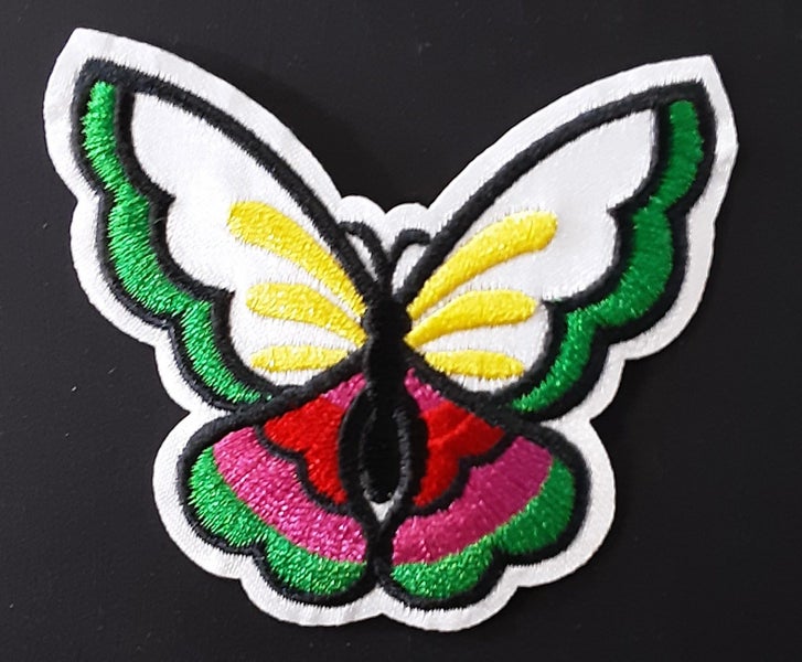 Butterfly Fabric Badge Carousel 1