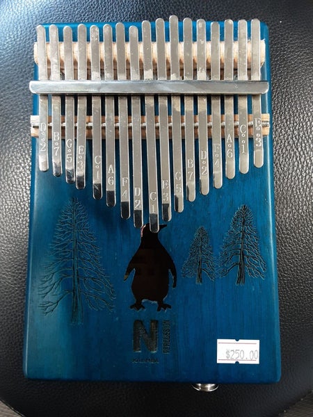Galyda Electric Acoustic Kalimba - Teal Carousel 1