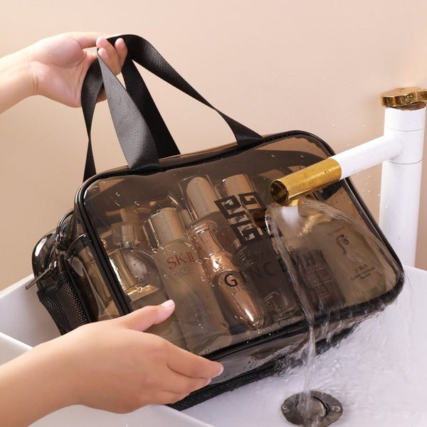 Toiletry Bag | Clear Makeup Bag Waterproof Large Capacity Travel Bag Carousel 2