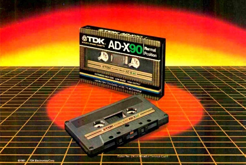 1982 Classic! 1 x TDK AD-X 90 Blank Audio Cassette Tape -Japan sealed/new Carousel 6