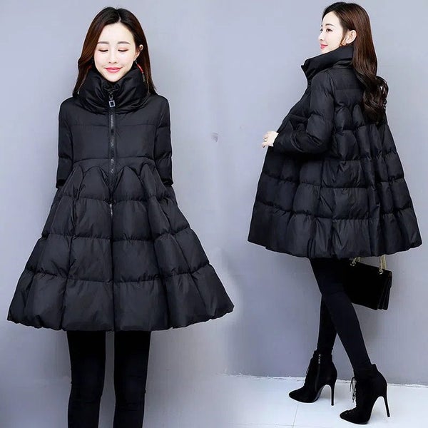 New Winter Down Cotton Jacket Women's Parkas Cotton Padded Coat Carousel 1