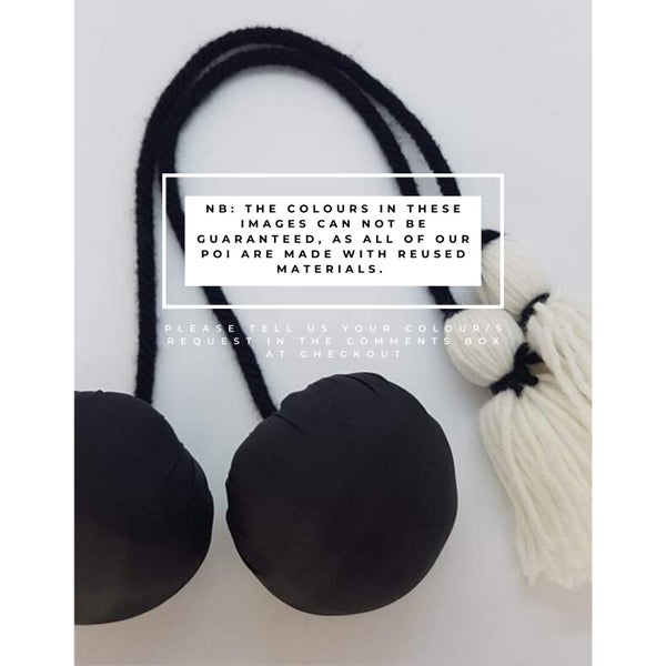 Tuakana (34cm) Pair of Poi with Fabric Head Carousel 1