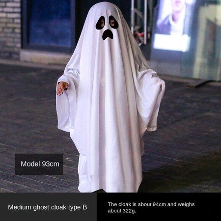 Halloween Ghost Costume Spooky Ghost Cloak Cosplay Carousel 2