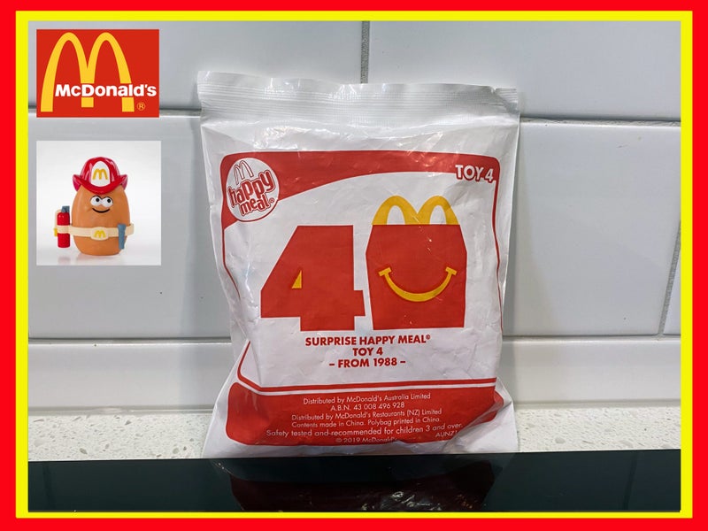 WOW! Mcdonalds Surprise Happy Meal - Fireman McNugget - NEW - Be Quick!! Carousel 1