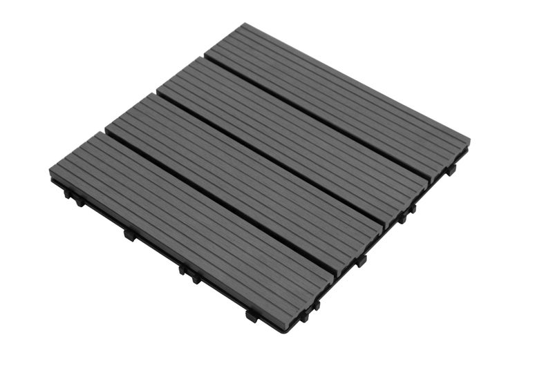 DIY Decking Tiles Black 300*300*20 - Pack of 10 Carousel 2