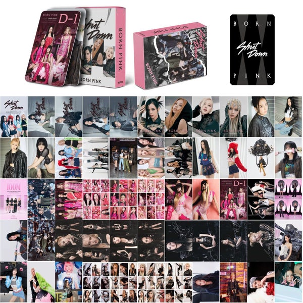 385pcs Black Pink Merch Lomo Card New Album Photocard Kpop PINKVENOM SHUTDOWN Carousel 2