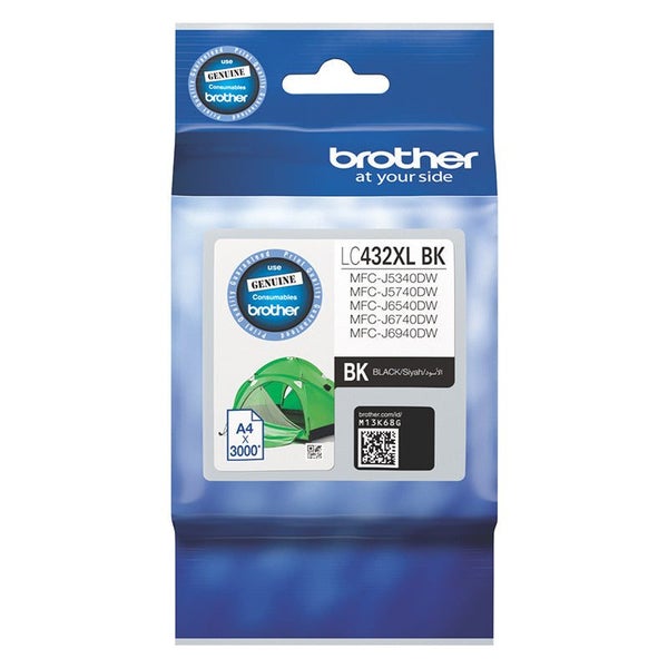 Brother LC432XL Black High Yield Ink Cartridge Toner LC-432XLBK Carousel 1