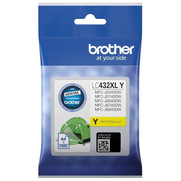 Brother LC432XL Yellow High Yield Ink Cartridge Toner LC-432XLY Carousel 1