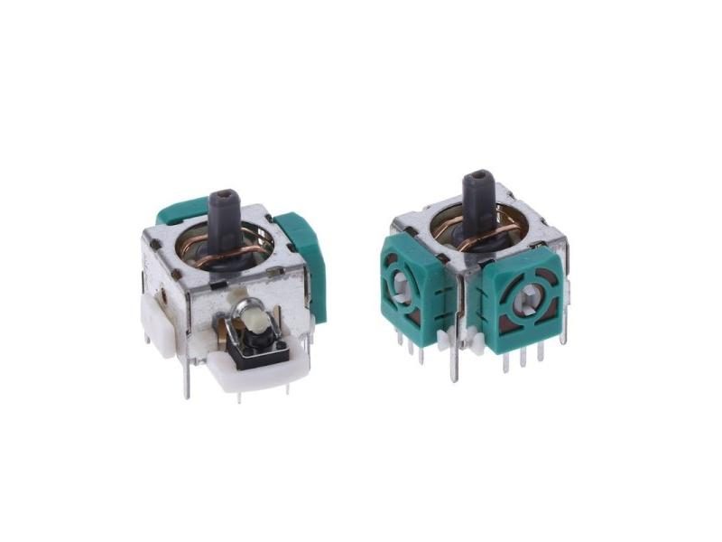 2Pc 3D Analog Joystick Axis Sensor Module For Xbox360 PS2 PS3 Contoller Repair Carousel 1