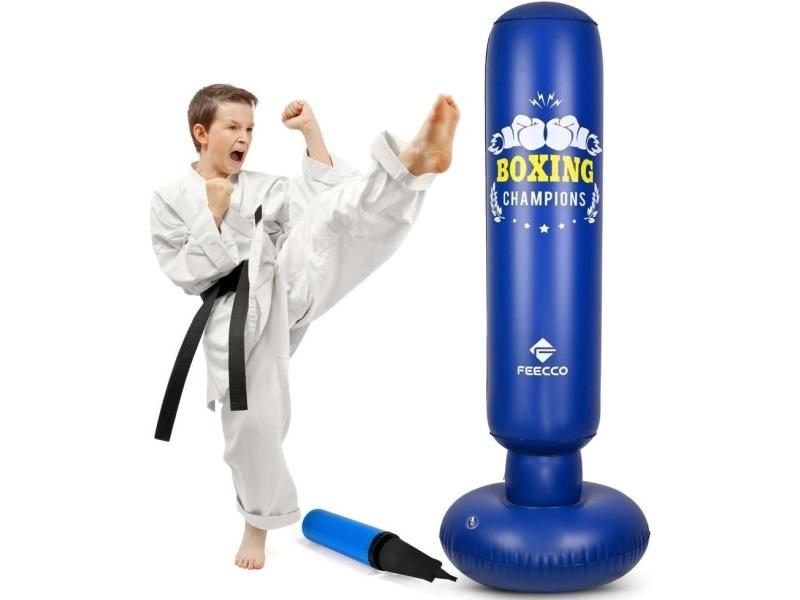 5ft Free Standing Punching Bag For Kids 3 12 With Hand Pump Gifts Carousel 2
