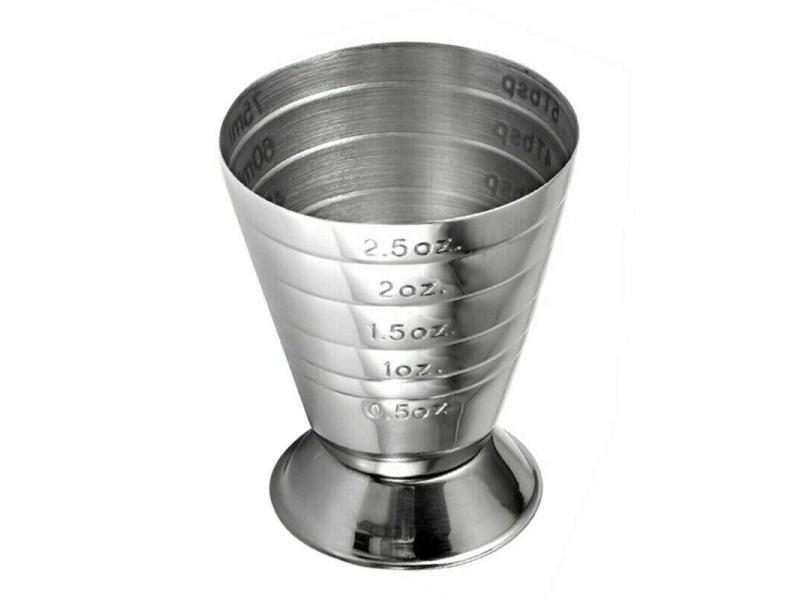 75ml 5tbsp 2.5oz Measuring Shot Cup Ounce Jigger Bar Cocktail Drink Mixer  Liquor